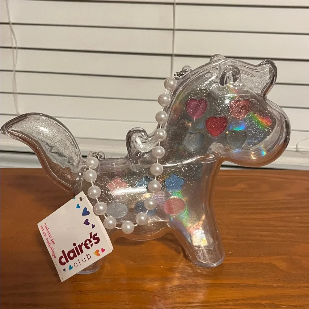 Claire's Clear Unicorn Make Up Set